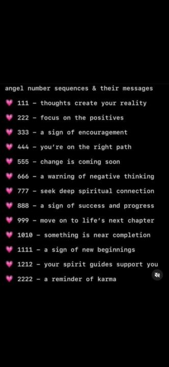 Angel Number meanings
