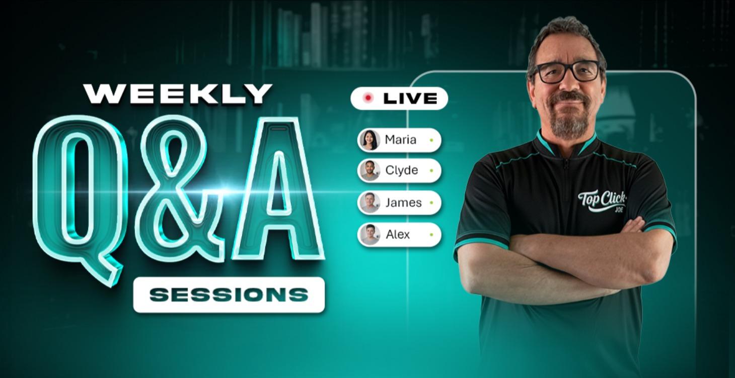 Weekly Live Q & A Session-Ask Any Question