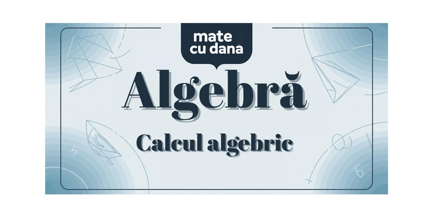 Calcul algebric