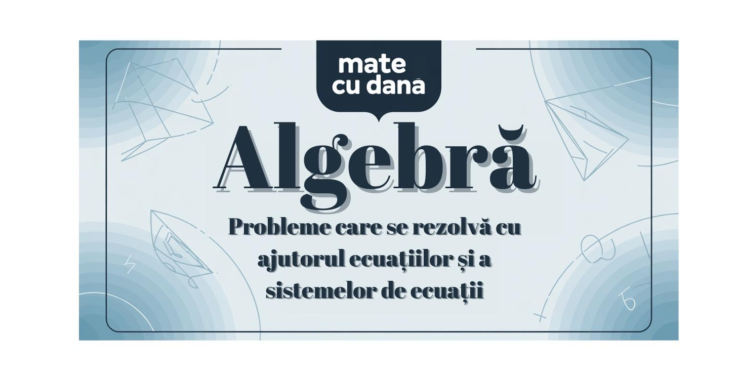 Algebră - Subiect III