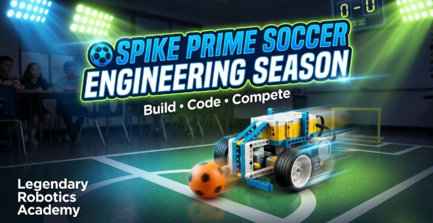Spike Prime Soccer Engineering Season