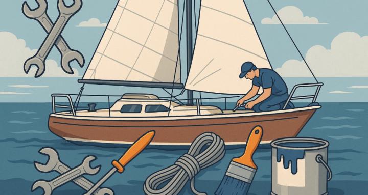 Boat repairs,  from a repairer