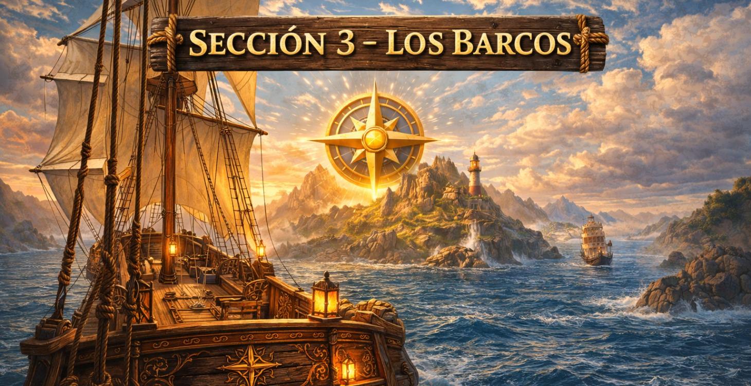 SECCIÓN 3 — LOS BARCOS