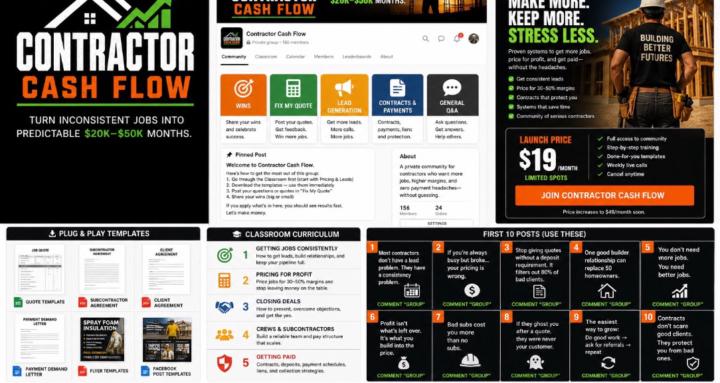 Contractor Cash Flow