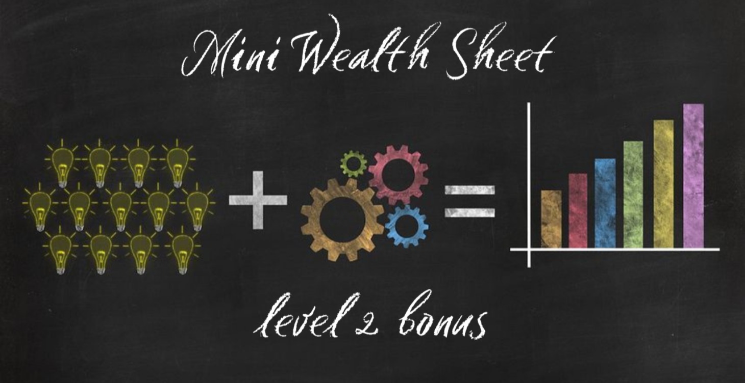 Bonus #1Mini Wealth Blueprint Platform Proof