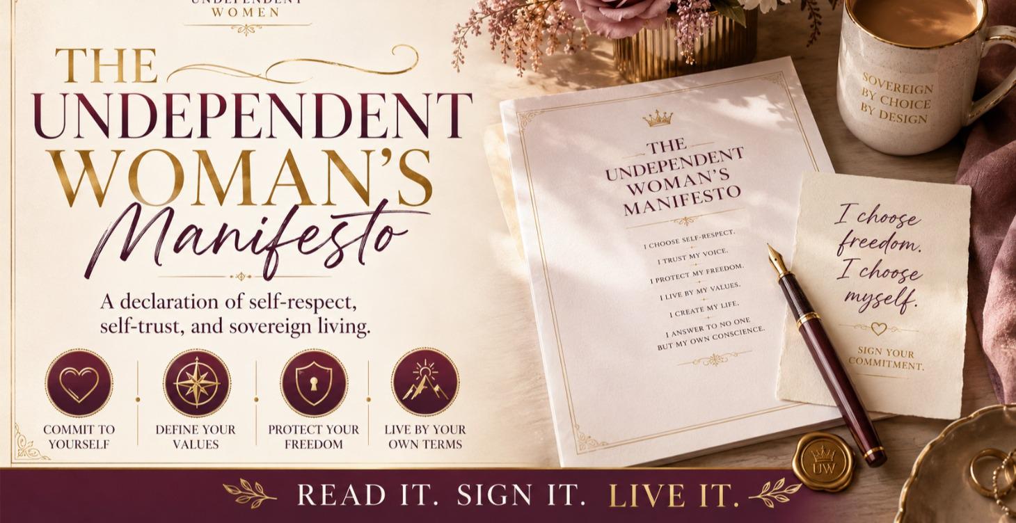 The Undependent Woman's Manifesto