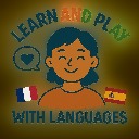 Logo Learn and play with <mark>language</mark>s