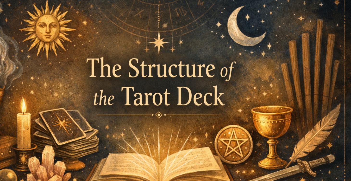 How the tarot deck is structured