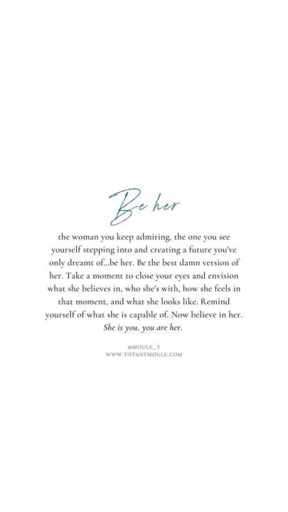 ✨ Be Her ✨