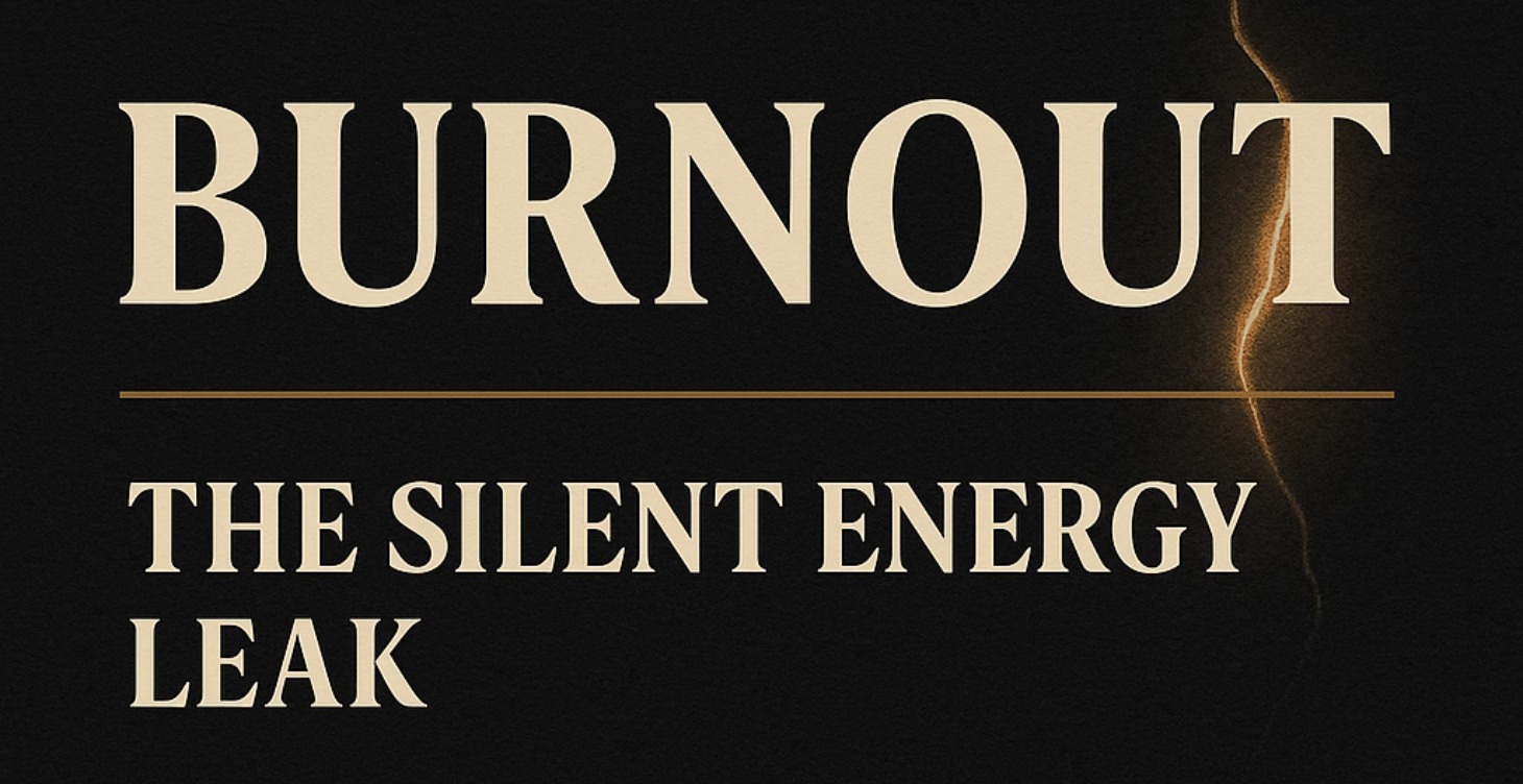 📘 Lesson 2: Burnout — The Silent Energy Leak