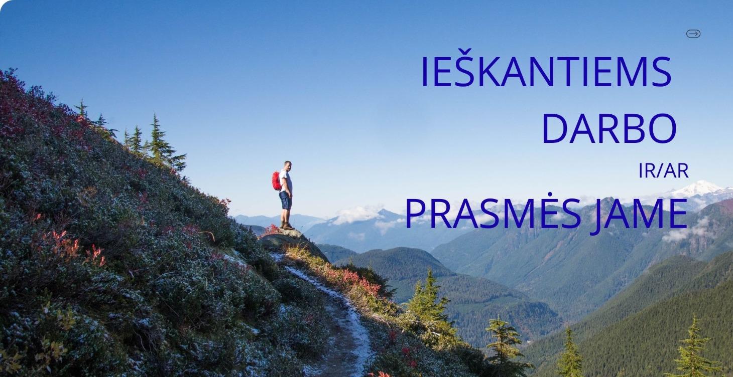 Ieškantiems darbo ir/ar prasmės jame