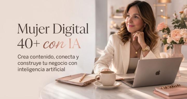 Mujer Digital 40+ con IA