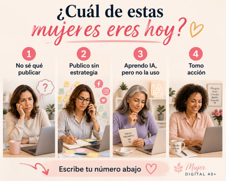 ¿Cuál de estas 4 mujeres eres tú hoy?