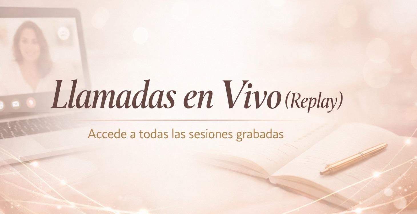 Sesiones en Vivo + Replays (Premium)
