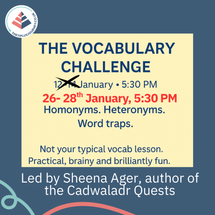 Vocab Challenge on Word Traps starts tomorrow @5:30pm
