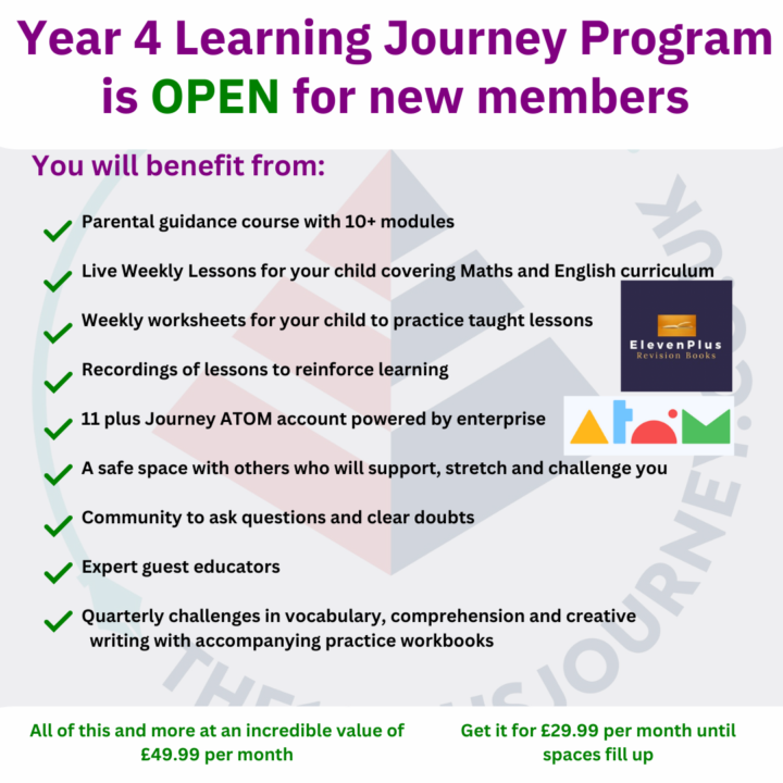 Year 4 Learning Journey Programme is OPEN!