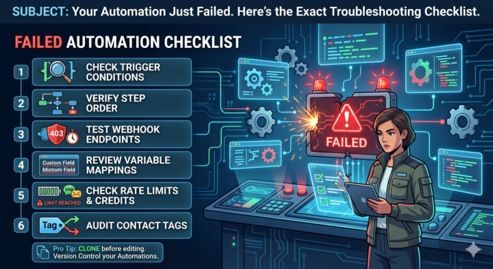 Your Automation Just Failed. Here's the Exact Troubleshooting Checklist.