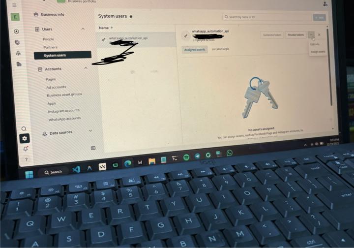 Problem with deleting meta system user even after deleting n8n work flow