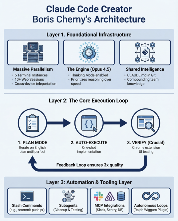 How the Creator of Claude Code Actually Uses It