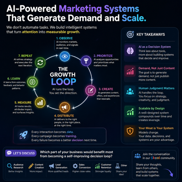 Most people automate tasks. Few automate demand.