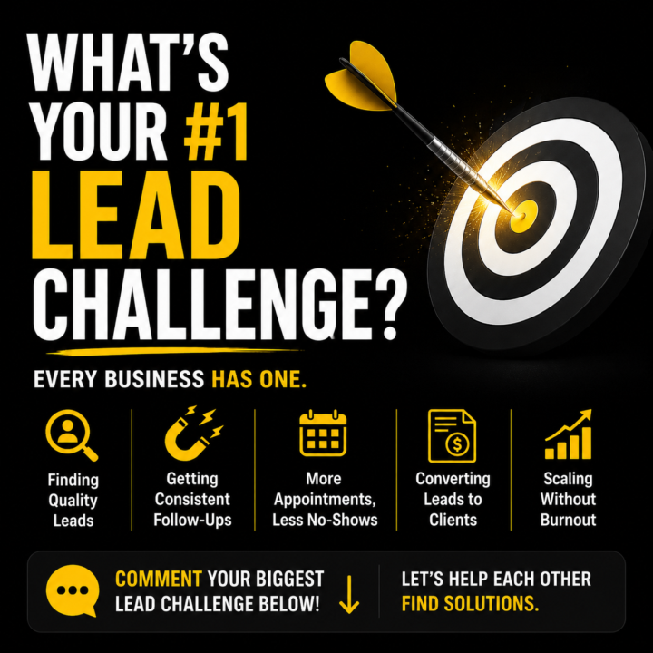 🎯 What's Your #1 Lead Challenge?