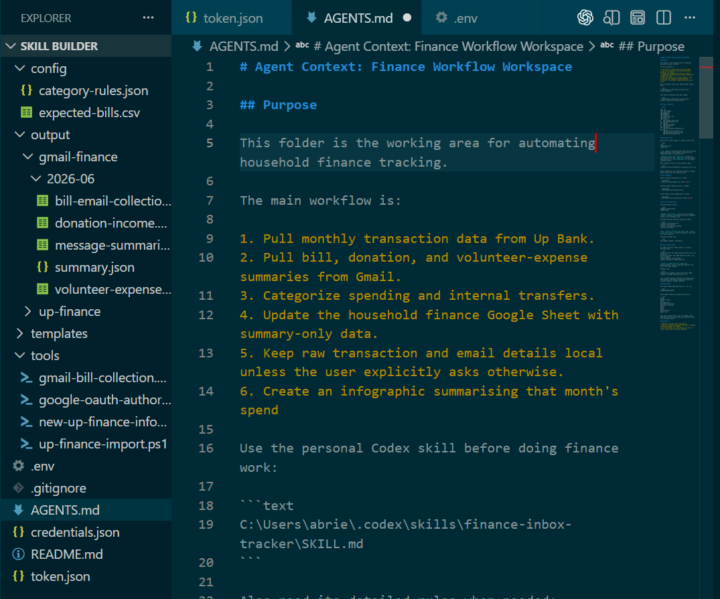 Day 3 - Created a Finance Manager Skill