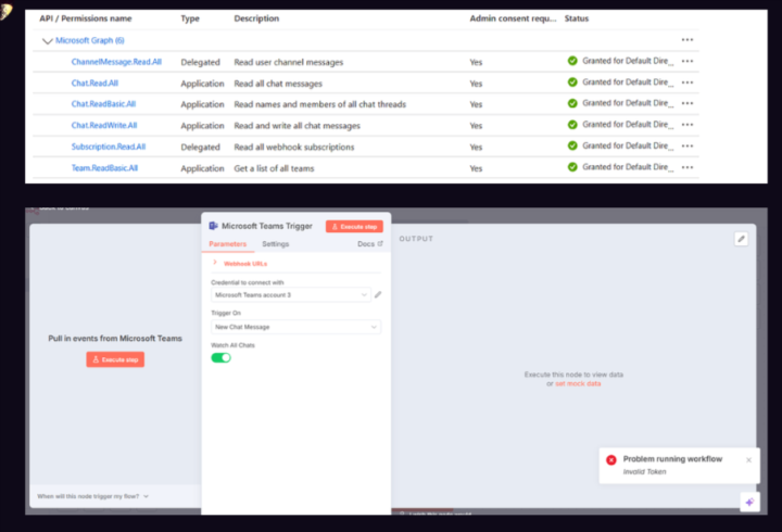Microsoft Teams Credentials Setup