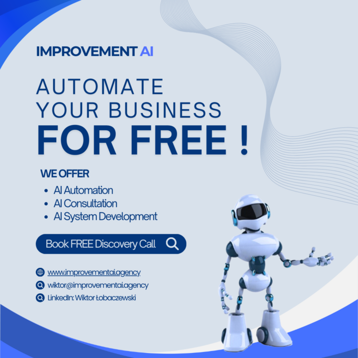 FOR HIRE – WE’LL AUTOMATE YOUR BUSINESS FOR FREE