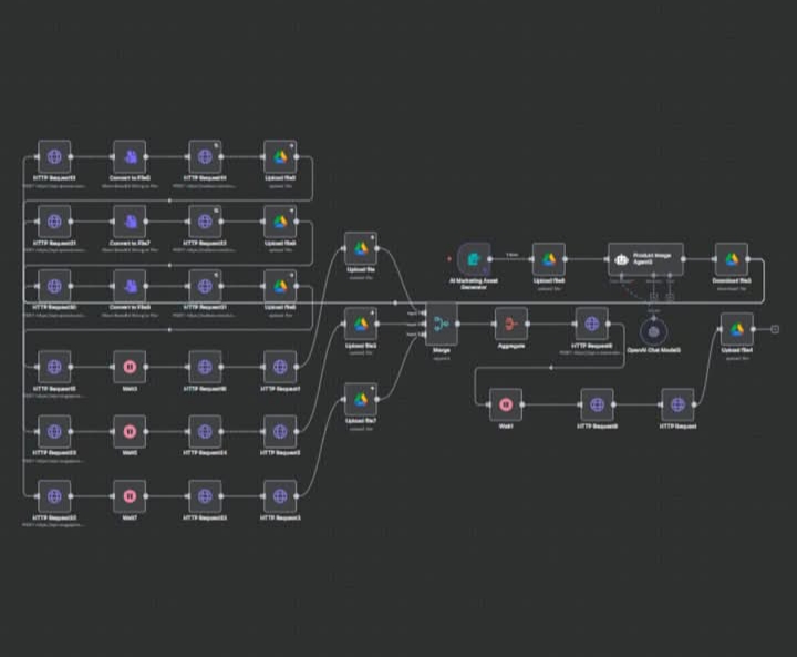 AI-Powered Marketing Asset Engine Built on n8n