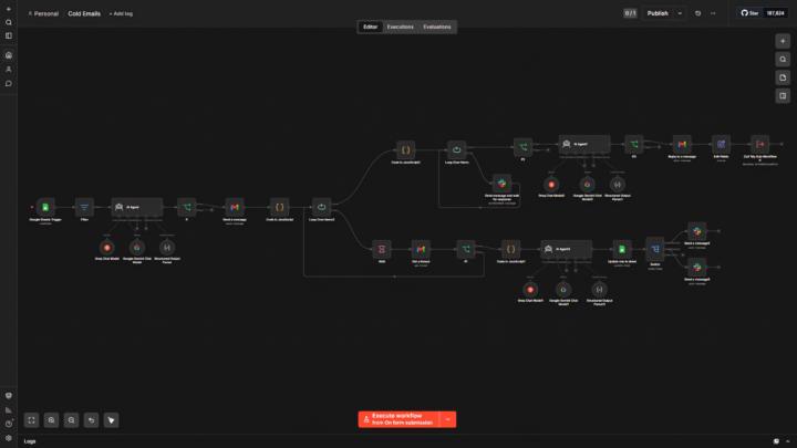 Built a full cold email automation system for myself — here's how it works 