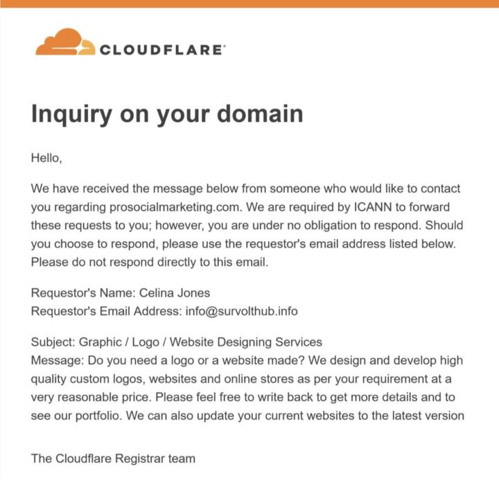 Gray-Hat AI Playbook #4: Cloudflare Domain Inquiry Outreach