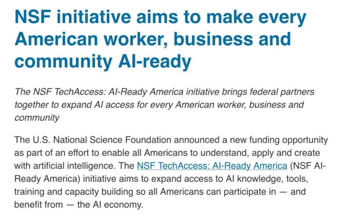 💡 What is currently happening in the United States regarding AI