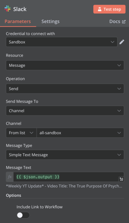 How to send message to Slack from bot (not user)?