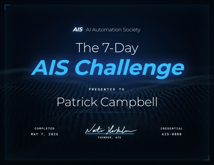 AIS 7-Day Challenge Completed🎉