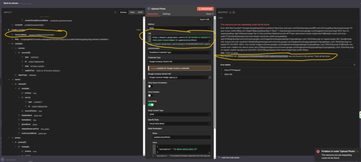 Update Photo From Tabidoo to Google Contact