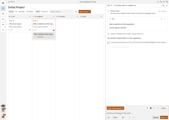 Kanban Dashbaord For Claude Code
