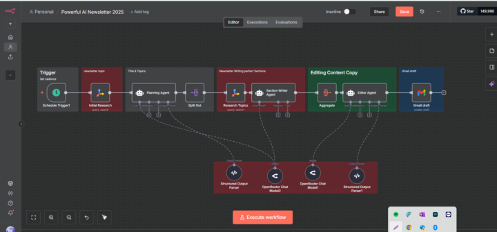 🧠 I Just Built an AI Newsletter Machine — and It’s INSANE 🤯