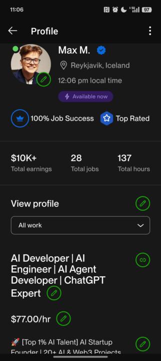 HIRING: $10000+ AI Freelancer is Fed Up with Work... Take his Business Now! Here is how