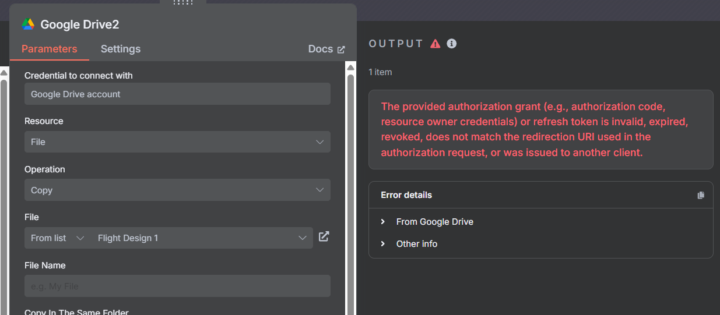 The provided authorization grant