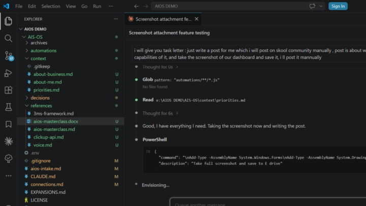  My Personal AI OS is Live - Claude Code + Playwright Fully Connected