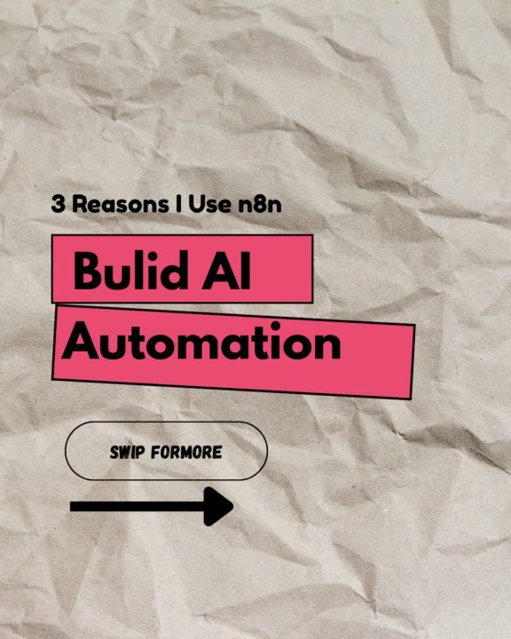 3 Reasons i use n8n for bulid AI Automation