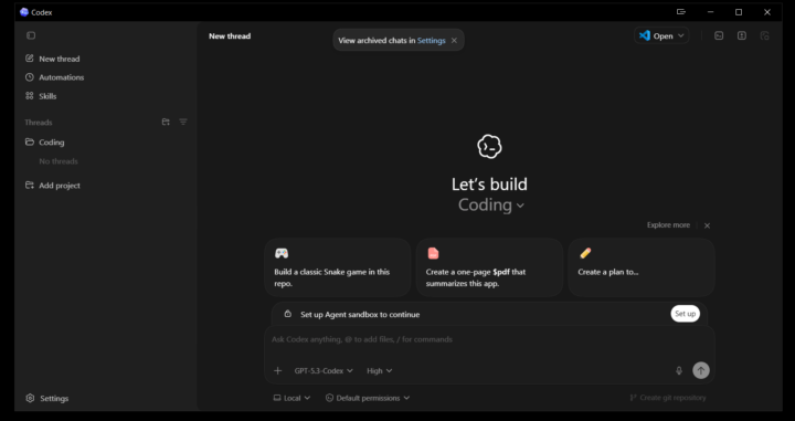 Codex app for Windows is here