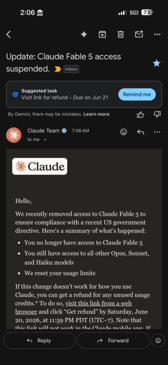 anyone else get an email like this today? 