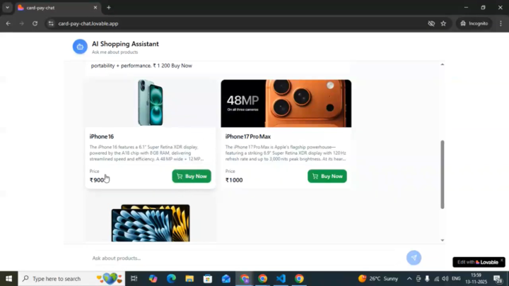 This changes everything: Chat → Browse → Buy… all in one flow