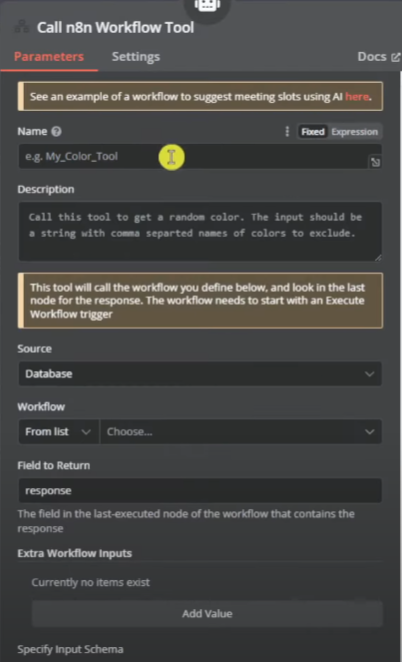 Help setting up first subworkflow