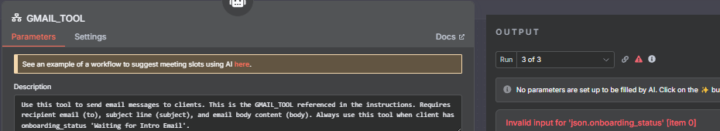 Passing DATA to LLM and All Sub workflows 