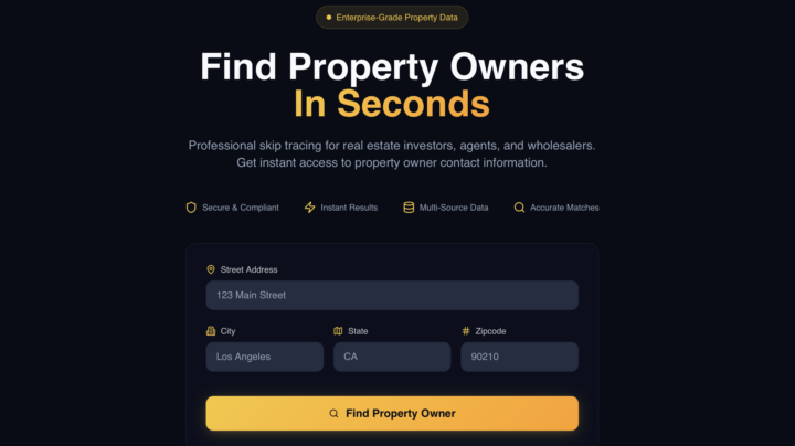 Find Property Owners in Seconds
