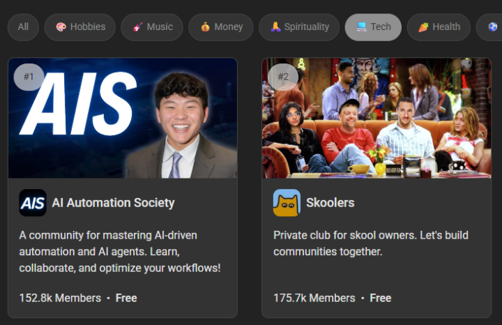 🙌 AIS is the #1 Tech Skool Community... but we need your help
