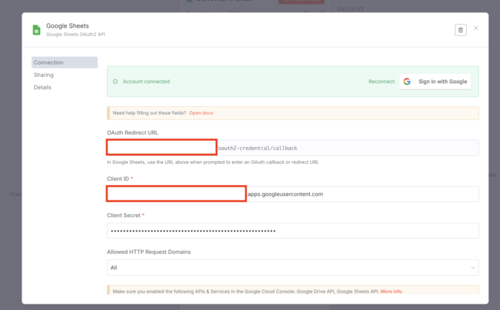 Unable to read Google Sheet [SOLVED]
