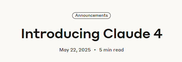 Claude 4 just dropped! 👀